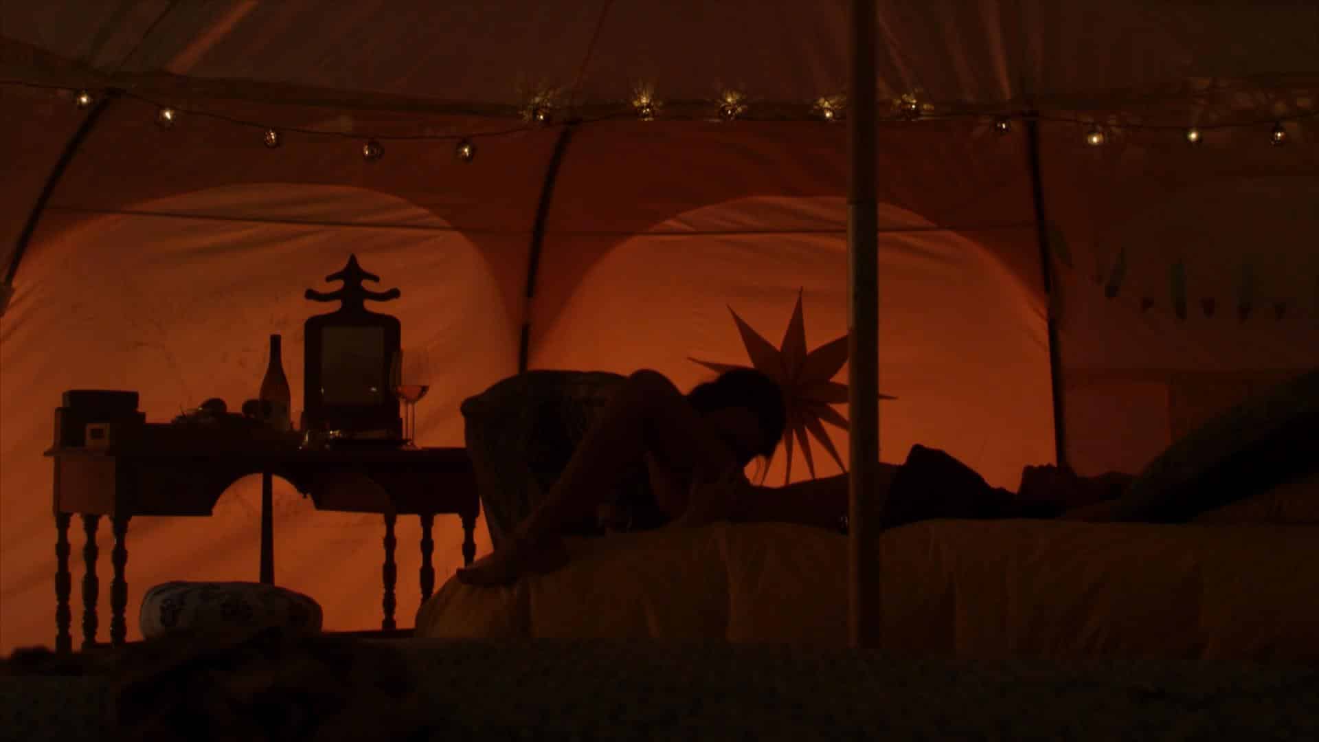 Steamy Lesbian Sex Between Emily Browning and Maura Tierney