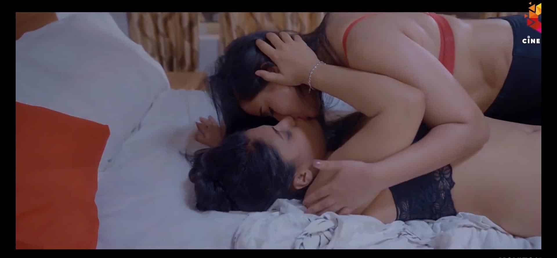 Manvi Chugh & Aayat Shaikh Hot Indian Lesbian Scene